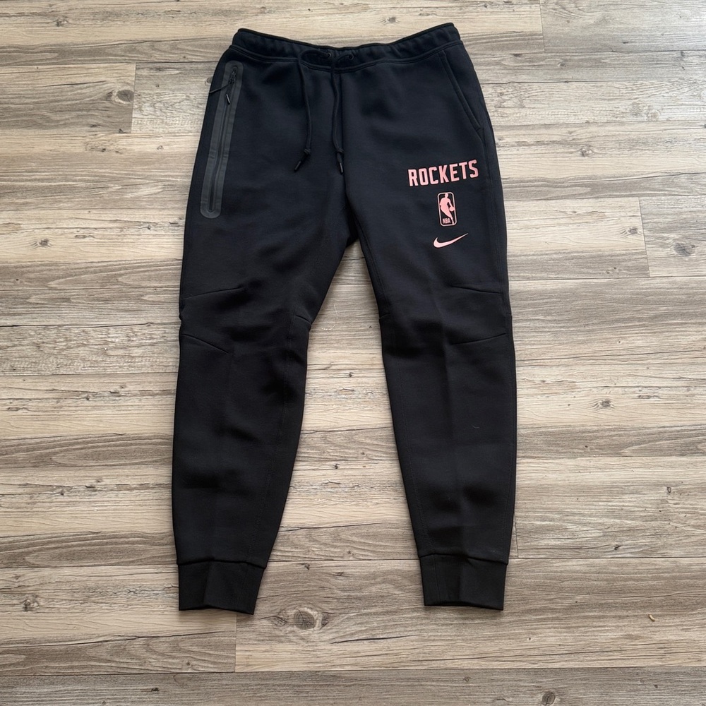 Nike Tech Black Houston Rockets Sweat Pants size L